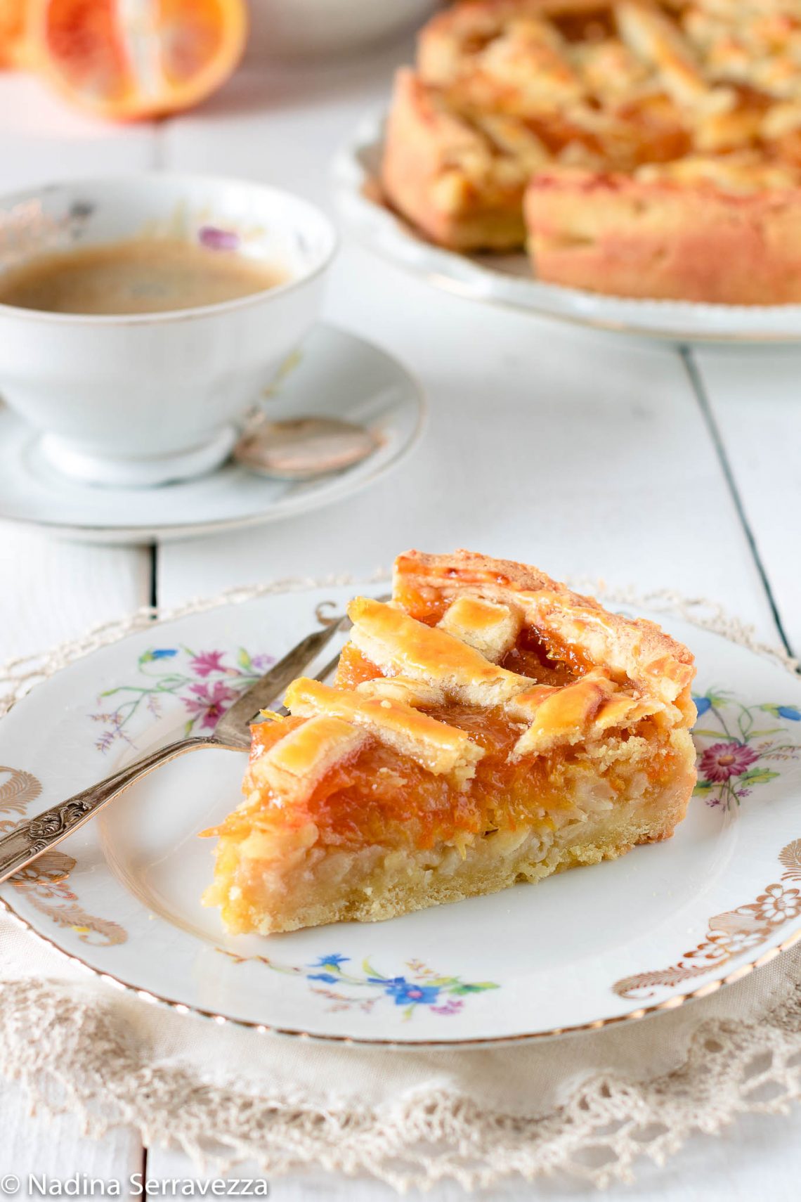 Crostata alle mele e marmellata di Anna del Conte